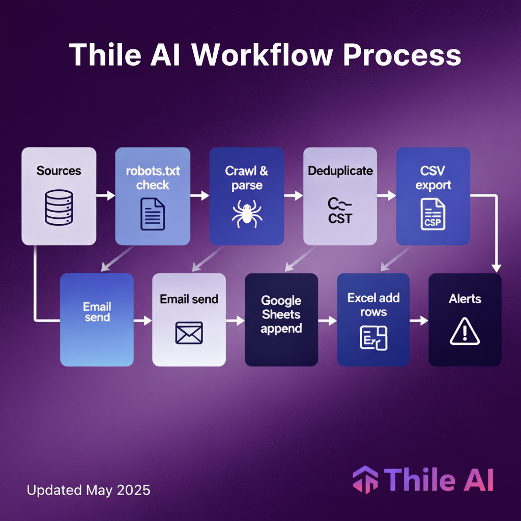 Thile AI Workflow Process